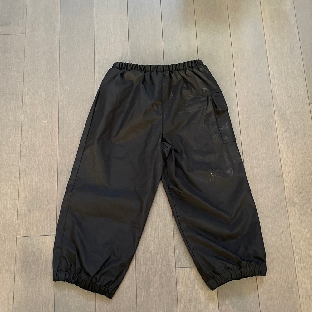 Kids Black splash pants